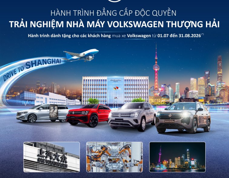TRẢI NGHIỆM NHÀ MÁY VOLKSWAGEN TẠI THƯỢNG HẢI