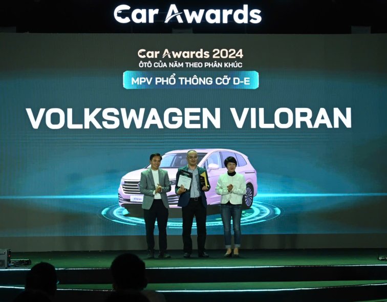 Volkswagen Viloran đạt giải thưởng Ô tô của năm 2024 phân khúc MPV thuộc Car Awards 2024