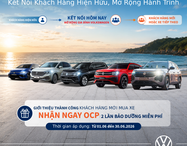 Chương trình “Volkswagen Connect To All – Kết nối khách hàng hiện hữu, mở rộng hành trình”