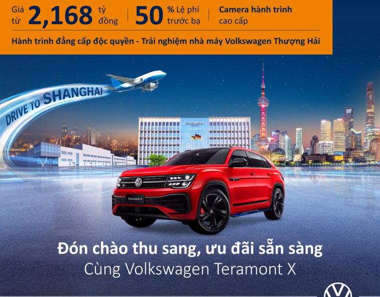 TẶNG PHÍ TRƯỚC BẠ, BẢO HIỂM VẬT CHẤT KHI SỞ HỮU VOLKSWGEN