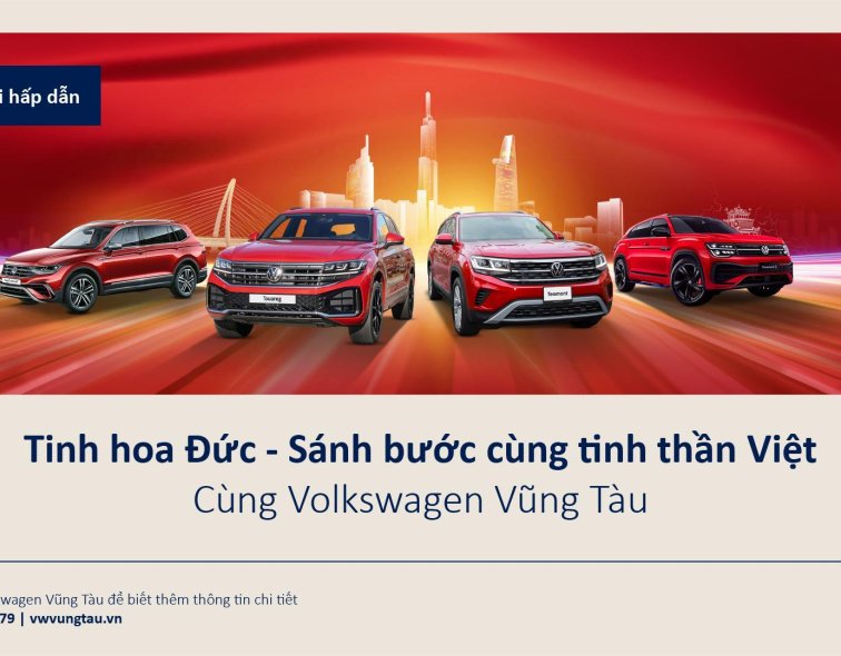 Volkswagen Vũng Tàu tung ưu đãi hấp dẫn cho dàn SUV và MPV trong tháng 9