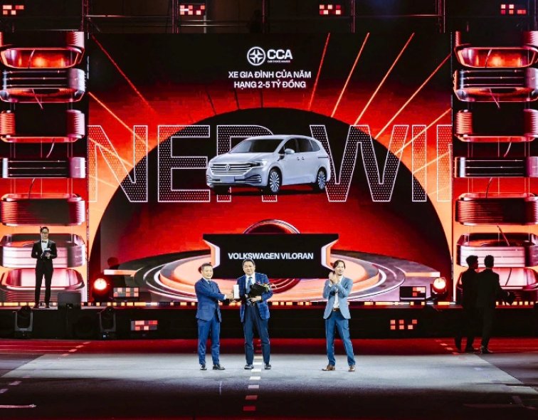 Volkswagen Viloran được vinh danh “Xe Gia Đình Của Năm hạng 2-5 tỷ đồng” tại Car Choice Awards 2025.