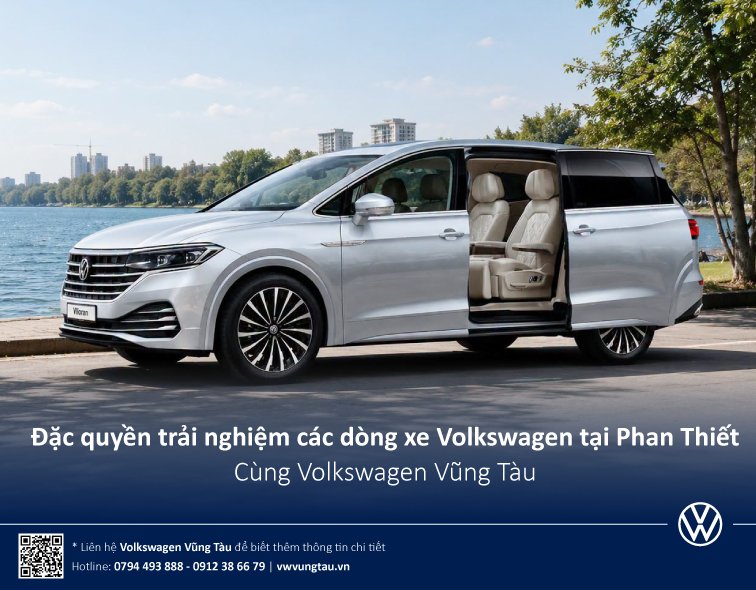 Đặc quyền trải nghiệm các dòng xe Volkswagen tại Phan Thiết