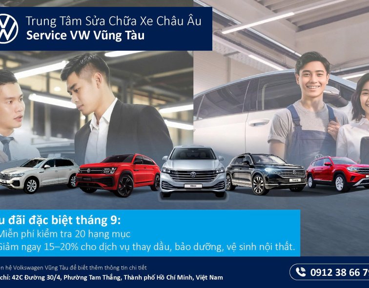 Xưởng dịch vụ sửa chữa xe Châu Âu chính hãng tại Vũng Tàu